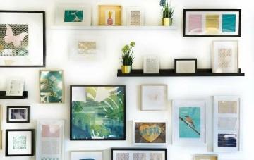 Decorao com quadros: aprenda a enfeitar as paredes de sua casa