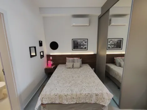 Lançamento Studio Mobiliado e Decorado completo ao lado da faculdade UNAERP com 01 dormitório suíte