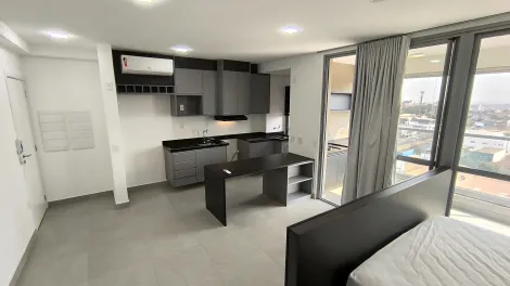imagem 2 - Apartamento Studio com 50m² sendo 1 quarto/ sala conjugados, com armário, ar condicionado e 1 cama box casal com colchão, ao lado do supermercado Assaí e próximo do Ribeirão Shopping; imagem 2 - Apartamento Studio com 50m² sendo 1 quarto/ sala conjugados, com armário, ar condicionado e 1 cama box casal com colchão, ao lado do supermercado Assaí e próximo do Ribeirão Shopping;