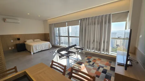 imagem 1 - Apartamento STUDIO Mobiliado com 47m² sendo 1 quarto suíte, com armário e ar condicionado, no condomínio Le Monde Parc, próximo do Ribeirão Shopping e Hospital Unimed; imagem 1 - Apartamento STUDIO Mobiliado com 47m² sendo 1 quarto suíte, com armário e ar condicionado, no condomínio Le Monde Parc, próximo do Ribeirão Shopping e Hospital Unimed;